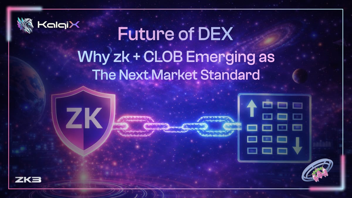 Future of DEX: Why ZK + CLOB Is Emerging as the Next Market Standard
